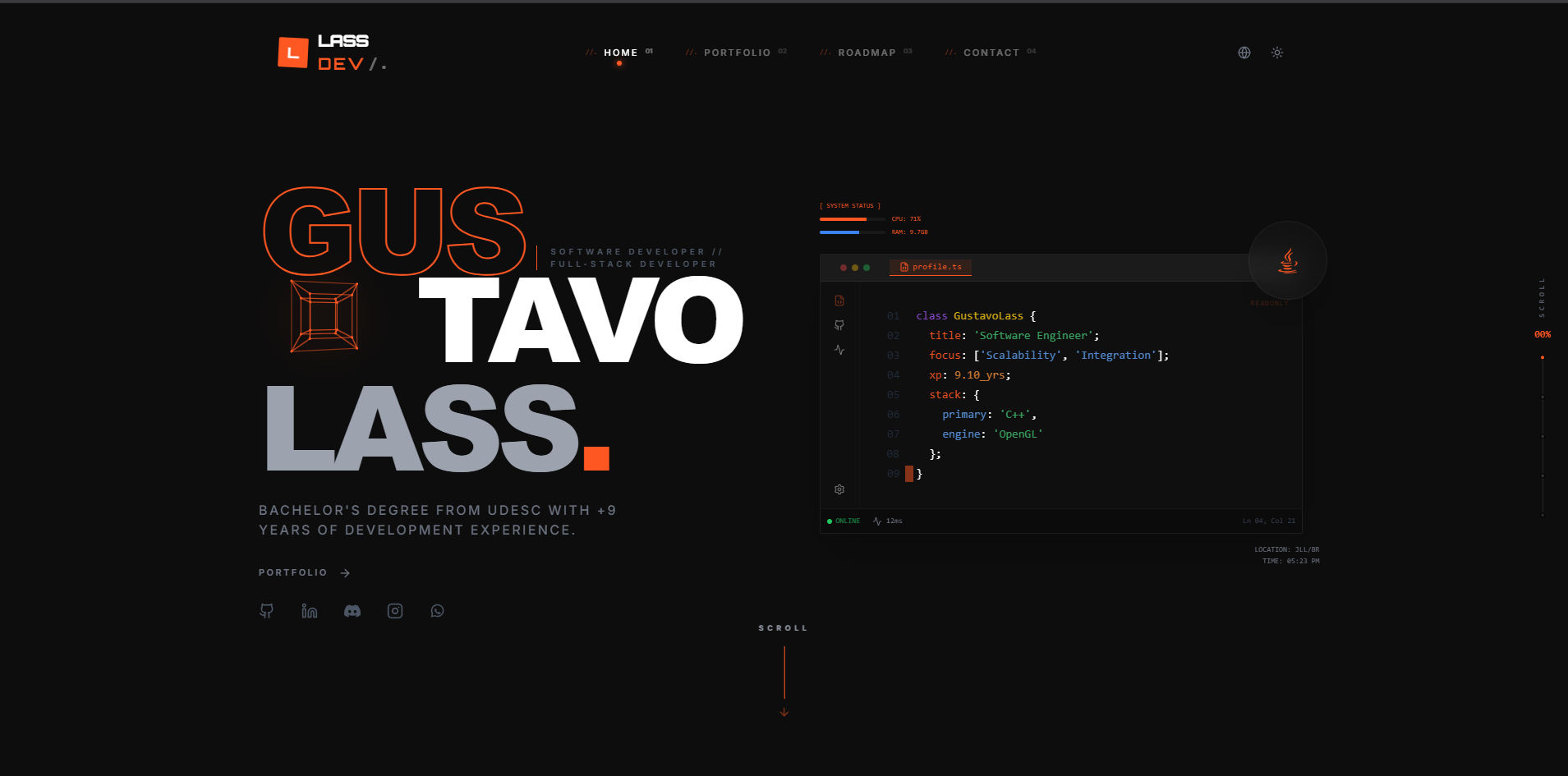 Gustavo Lass | Full-Stack Developer & Software Engineer